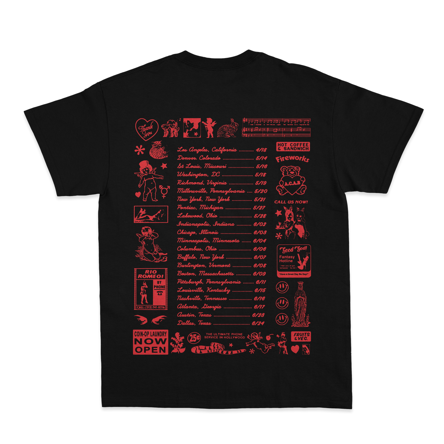 BLACK RIO ROMEO TOUR TEE